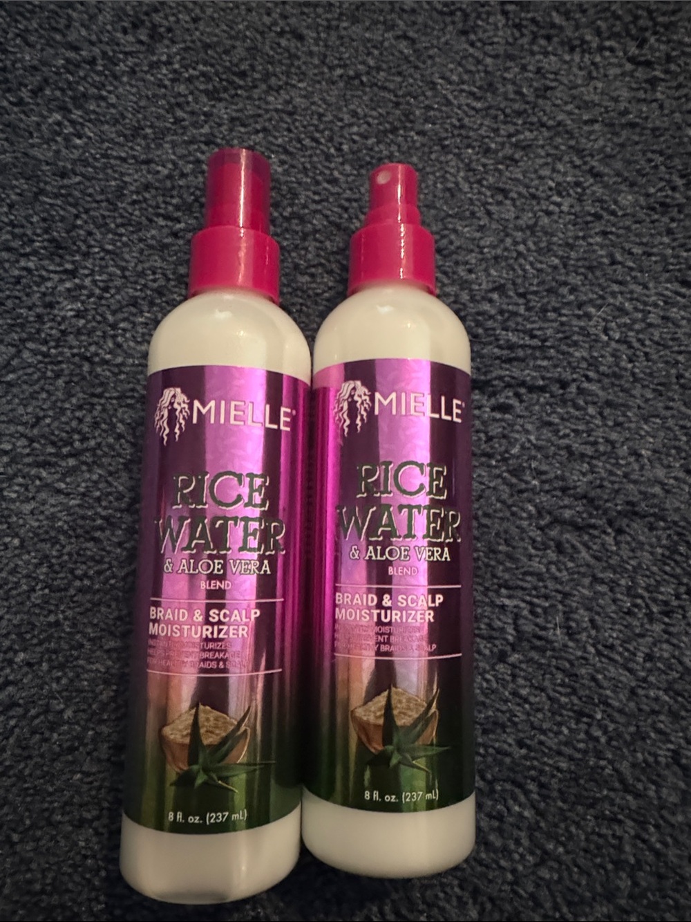 Rice Water & Aloe Vera Braid & Scalp Moisturizer - Pink